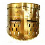 Armor keskaegne ristis&otilde;dijate viikingi kiiver messingist antiikne koopia r&uuml;&uuml;tlikiiver