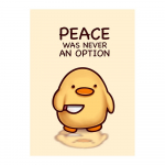 &Auml;ra loo minuga rahu Pardi hani Loominguline Moe Plakat Seina Kunst Pildid Kaasaegne l&otilde;uend Prinditud Naljakad Loomad Seinamaaling Elutoa Kodukaunistus 40x60cm No Frame punane