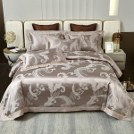 15 v&auml;rvi kvaliteetseid puuvillaseid voodilinu Tekikomplektid Neljaosaline pulmapesu Jacquard voodilinad pluss puuvillane voodikate 1.5m bed