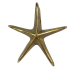 Solid Brass Star Fish Design Door Knocker Nautical Beach Style Door Koputaja Kodukontori uksetarvikud Kingitus