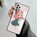 &Uuml;mbris Samsung Galaxy A14 A73 A53 A71 A51 A31 A33 A22 A12 A21s A13 A32 A52s A72 A52 A23 Spy X Family Anya heledad juuksed Loid Yor Samsung A73 5G