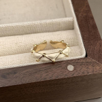 Foxanry s&auml;delev tsirkoonist s&otilde;rmus naiste t&uuml;drukutele trendikad elegantsed kihlusehted kingitused 17mm kuld