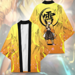 Anime Kimono Demon Slayer Kimetsu no Yaiba Jaapan Mantel Kimono Haori Yukata Cosplay S&auml;rk Mantel Naised Mehed Suveriided M