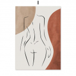 T&uuml;druku n&auml;o lehejooned P&auml;ike Boho Abstraktne Maastiku Seinakunst L&otilde;uendimaaling Plakatid ja Prindid Seinapildid elutoa sisekujunduseks Ilma raamita 21*30cm