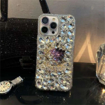 Luksuslik Diamond Swan Water Diamond telefoni&uuml;mbris iPhone 14 13 12 11 Pro Max X XS XR XS Max 8 7 Plus akr&uuml;&uuml;list p&otilde;rutuskindel kate iPhone 7 Plus