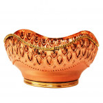 Pure Brass Copper Handmade Designer Fruit Bowl &ndash; 550ml 550ML