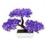 Kunsttaimed Realistlikud taimed pottides Pilkup&uuml;&uuml;dvad plastmassist simulatsiooniga bonsai sisekujundus koduks