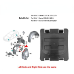 BMW F30 F20 F31 F21 F22 F23 F32 jaoks esiporitiiva rattakaare katte juurdep&auml;&auml;supaneeli kate BMW 1 2 3 seeria jaoks 2 Piece