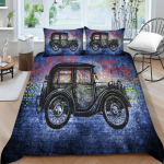Reisit&ouml;&ouml;riista mustriga voodipesukomplekt Autoprint Tekikate Padjap&uuml;&uuml;r Kodu Voodipesukomplekt AU/EU/USA t&auml;issuuruses &uuml;he-/kaheinimesevoodiga kodukaunistus Baby 100x135cm