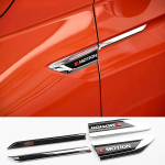 Auto k&uuml;lgmised tiivad 4Motion logo embleem 3D trimmi kleebis Tiguan MK2 4x4 4 MOTION originaaltarvikud must