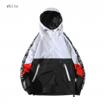 Meeste topid Pullover kapuutsiga veekindel mood Meeste r&otilde;ivad Tuulejoped XS valge