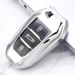 Kvaliteetne TPU auto kaugjuhtimispuldi v&otilde;tme&uuml;mbrise kate Peugeot 208 308 408 508 2008 3008 4008 5008 Citroen C1 C4 C6 C3-XR Picasso DS3 DS4 jaoks