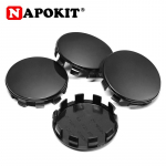 4tk/partii 56MM NO LOGO Must plastikust autoratta rehvi velg keskosa rummukork velje tolmukindel rattakorgi kate Auto autotarvikud must