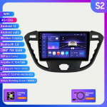 Hizpo 2din Android Autoradio jaoks Transit Tourneo Custom 2013-2021 autoraadio multimeedia videopleier GPS Navi peaseade Carplay DAB Auto 4G RDS FM SWC S2 8Core 4G 32G