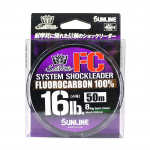 Sunline Fluorocarbon Leader Saltwater System Shock Leader 50m 16lb (9154) puhas