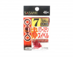 Sasame 200-F Power Stain Swivel Smooth Spin, punane suurus 7 (4839)