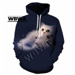 Animal Wolf meeste kapuuts Skull 3d s&uuml;gispuuvillane vintage sviiter pikkade varrukatega kapuuts Hip Hop Oversize meeste s&auml;rk S