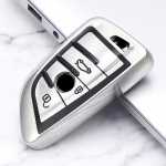 Pehme TPU auto v&otilde;tme&uuml;mbrise kate Auto Shell puldihoidiku kaitse BMW X1 F48 F39 X5 F15 X6 F16 G30 7 seeria G11 jaoks 3 button key cover