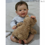55cm/60cm Silikoonist Reborn Doll Armas beebinukud M&auml;nguasjad Mood Simuleerivad beebinukke poistele kingituseks