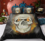 3D Skull seeria voodipesukomplekt Halloweeni &otilde;udustekikott ja padjap&uuml;&uuml;r 2/3 t&uuml;kki DE135 * 200 t&auml;issuuruses poistetoa kodukaunistus Baby 100x135cm