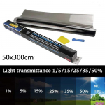 1 rull 50x300cm 1/5/15/25/35/50 protsenti autoklaasi toonkile autoklaasi kleebis p&auml;ikesevarjukile suvine UV-kaitsega autokleebiskile LXY 1%