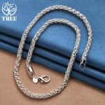 925 h&otilde;bedast 8 mm ketiga kaelakee ehted 45cm