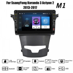 8-tolline 2-din Android-autoraadio multimeediumivideopleier SsangYong Korando 3 Actyon 2 jaoks 2013-2017 koos nupunupuga Carplay WiFi 2+32GB 1+32GB