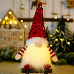 Uus s&otilde;brap&auml;evakaunistus Tuledega j&otilde;ululitrid Rudolf Doll Christmas Glow n&auml;ota nukukaunistus