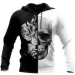 Moodsad 3D Skull Printiga kapuutsid Meestele S&uuml;gisuued kampsunid Hip Hop Trend Harajuku Vintage riided Kvaliteetsed lahtised topid 4XL gray