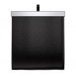 1Pcs Car Garbage Bag Waterproof Magnetic Adsorption Trash Can Back Seat Hanging Leather Storage Pocket Leak-proof storage pruun