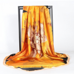 Kvaliteetsed luksuslikud siidist sallid peapael Sallid kaelasall naistele kett siidist sall naiste dekoratiivne sall 90*90cm