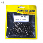 MUQZI Sporditarvik 50 tk Kiirlukustusega Veerlev P&ouml;&ouml;rlev Kiirlukk Laagriga Kalastuskonnektor Klamber Tarvikud 2#