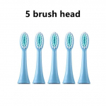 Originaal asendusega laste harjapead 5 tk pehmet harjapead Smart Sonic elektrilise hambaharja otsad tarvikud blue 5pcs head