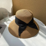 Kokkupandavad klassikalised musta lindiga &otilde;lgk&uuml;barad naiste t&uuml;drukutele, suvised reguleeritava laia &auml;&auml;rega Panama m&uuml;tsid rannavisiiridega v&auml;listingimustes 56-58cm must