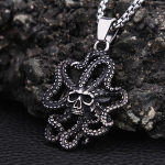 Vintage Punk Octopus Skull Ripats Gooti meeste Kaelakee Jalgrattale Unikaalsed ehted Kingitarvikud