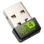 Draiverita mini 150 m traadita v&otilde;rgukaart lauaarvuti s&uuml;learvuti USB traadita v&otilde;rgu WiFi vastuv&otilde;tja 300 must