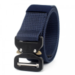 1 tk 1,5-tolline taktikaline v&ouml;&ouml; meestele, punutud nailonist t&ouml;&ouml;rihm, vastupidav kiirkinnitusega metallist pannal 2pcs must