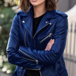 IELGY nahktagi, naiste uus mantel, l&uuml;hike korea versioon, PU mootorrattar&otilde;ivad, &otilde;huke, &otilde;huke nahktagi 5XL sinine