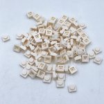 200 tk / kott 1x1 Think Bricks, mis &uuml;hildub 3024 DIY Pixel Art Remix maaliga QR-koodi ehitusploki osa telliskivi mosaiigist m&auml;nguasjad kunstnikele valge