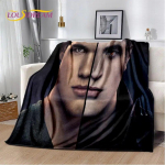 Twilight Saga HD-prinditud pehme pl&uuml;&uuml;sist tekk, flanelltekk elutuppa magamistoa voodidiivani piknikukate lastele 75x100cm (30x40inch)