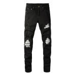 Mustad teksad Meeste sirged uued p&uuml;ksid Tide High Street Hole h&otilde;bedane plaaster Elastne Slim High Street v&auml;ikese jalaga teksad 28 must