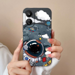 Xiaomi Redmi K70 Pro K70E 13C Note 13 Pro+ K60 Ultra 13R korpuse tagakaas Luksuslik matt vedel silikoon p&otilde;rutuskindlad kaitsvad astronauti kaitserauad redmi 13C 4G