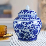 Portselan, teepurk Templi keskosa Mitmeotstarbeline dekoratiivne portselanist Aasia sisekujundus M