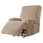 Velvet kangast lamamistooli kate Lazy Boy Relax lamav diivani kate Elastne tugitooli kate elutoa kodu jaoks 1 Seater kaamel
