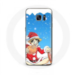 &Uuml;mbris Samsung Galaxy S6 Anime One Piece Luffy Christmas Day 2023 jaoks