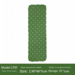 &Otilde;ues uus t&auml;ispuhutav matkapadi, kaasaskantav kokkupandav automadrats, pedaal, kerge t&auml;ispuhutav madratspedaal, niiskuskindel padi