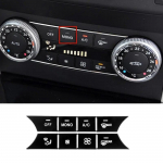 Auto keskkonsooli kliimaseadme AC nupu kleebis Sobib Mercedes Benz C-klassile W204 GLK X204 Autode siseviimistluse tarvikud MONO Model