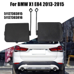 2tk tagumise p&otilde;rkeraua veokonksu kaane kork 51127303815 51127303816 BMW X1 E84 2013-2015 autotarvikutele black