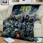 3D &Otilde;udus-TV The Walking Dead TWD Tekk, Pehme visketekk Kodu Magamistoa Voodi Diivani Pikniku Reisi Kontori Kate Tekk Lastele 30x40in