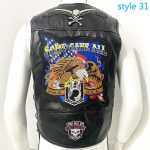 Vest Street Punk Vest Jope Varrukateta Harley Mootorrattam&auml;rgi Tikitud Vest M
